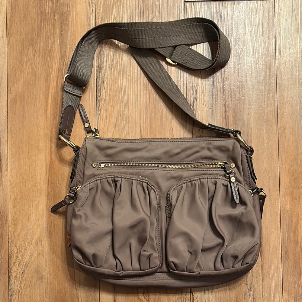 MZ Wallace NY Brown Crossbody Bag